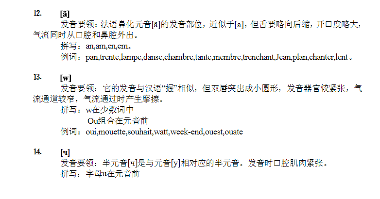 學習法語基礎(chǔ)知識匯總